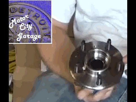 Replace a Buick Rendezvous Hub And Bearing