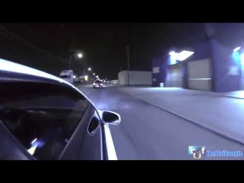 Honda Civic Race Chase By Police Helicopter