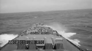 Battleship Richelieu in the Suez Canal, 1944