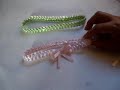 diadema tejida para bebe