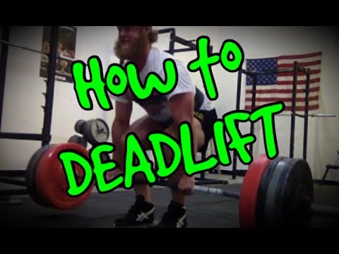 how to train deadlift