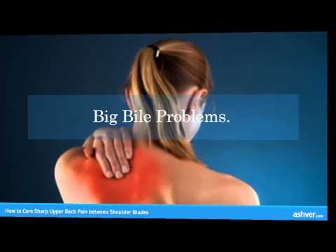 how to relieve right shoulder blade pain