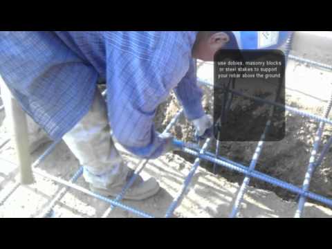 how to fasten rebar