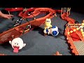 k'nex racers discover that bowser and his gang have invaded peach's castle. this track uses pieces from the stone bowser and bowser's castle ultimate building sets.