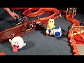 k'nex racers discover that bowser and his gang have invaded peach's castle. this track uses pieces from the stone bowser and bowser's castle ultimate building sets.