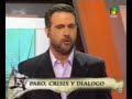 Carrio con el campo en lo de Majul
