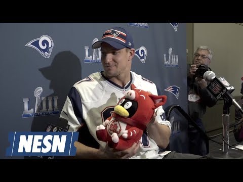 Video: Best Moments Of Rob Gronkowski Super Bowl 53 Press Conference