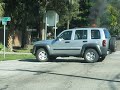 Car buring on the side of the road