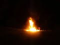 Petrol Fireball At Night
