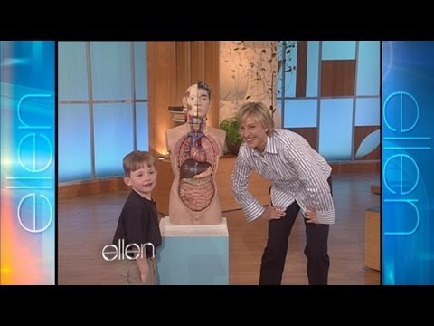 Anatomy - When Ellen met Matthew Sawchuck, a young savant in the field of anatomy, she had no idea what she was about to get into! Check out their hilarious interaction.