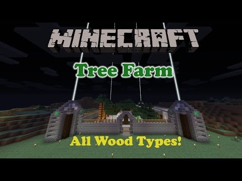 how to harvest trees in minecraft