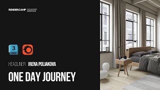 ONE DAY JOURNEY | Episode 1. BEDROOM | 3Ds Max + Corona Render Workshop Series for Beginners