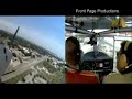 First person POV of airplane crash landing. Unbelievable that they got it down in one piece.