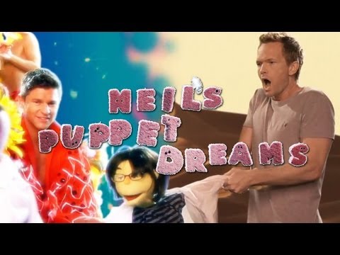 NPH & JOE MANGANIELLO crash DAVID BURTKA'S DREAM BUMP - Neil's Puppet Dreams