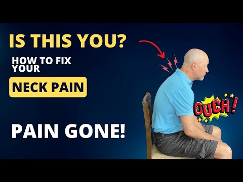 how to cure neck pain