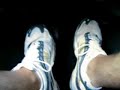 NB running shoes on the gas !