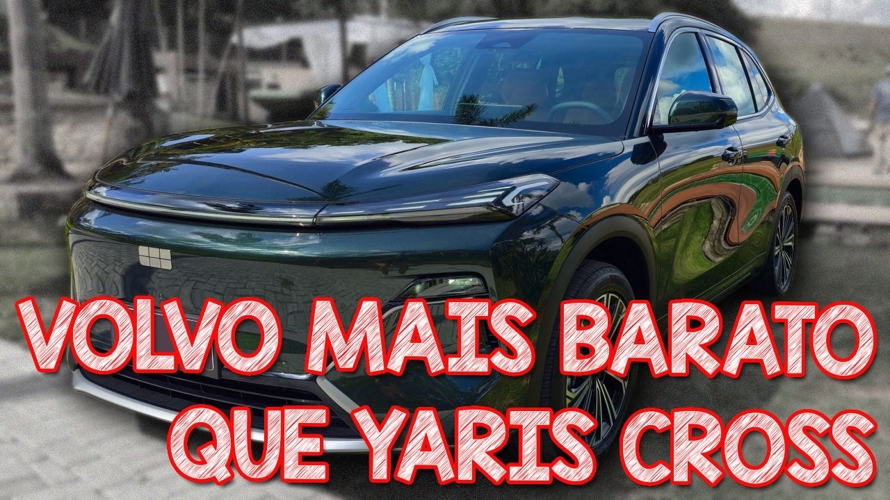 UM "VOLVO" MAIS BARATO QUE UM YARIS CROSS! Avaliação Geely EX5 HIBRIDO