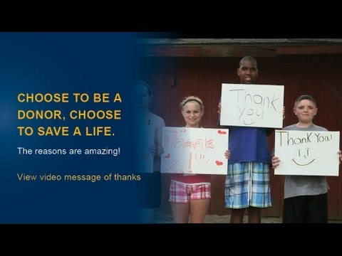 Choose to be a donor, choose to save a life