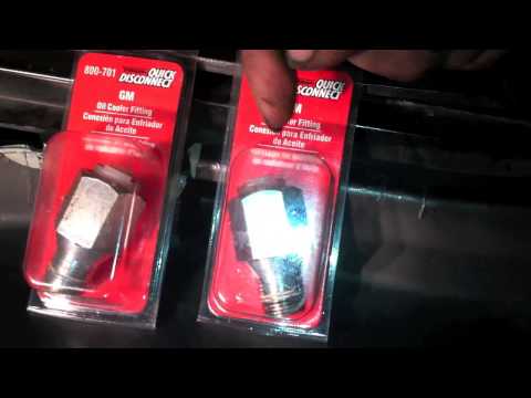 how to repair oil cooler lines