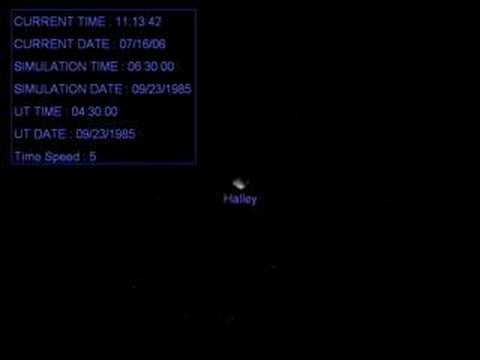 MPL3D Solar System Halley visit 1986