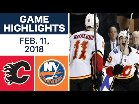 Video: NHL Game Highlights | Flames vs. Islanders - Feb. 11, 2018