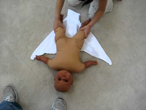 how to fasten a terry nappy