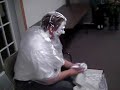 Pastor Danny Delcour gets pie in the face