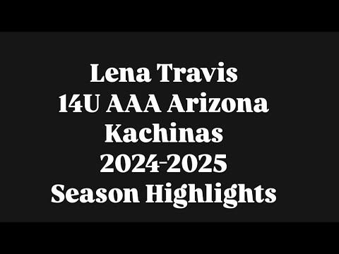 14U AAA Arizona Kachinas 2024-2025 season highlights