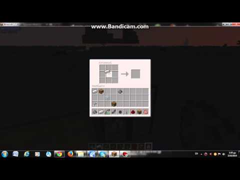 how to make a k on minecraft