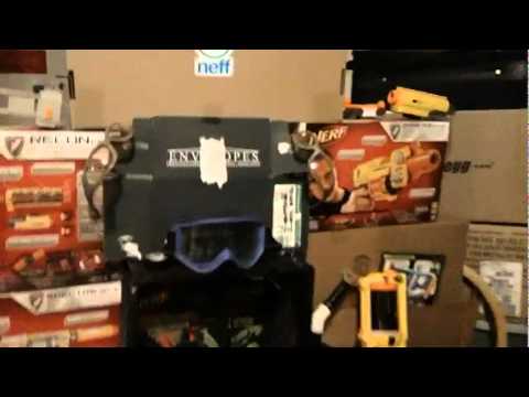 how to organize nerf guns