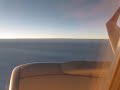 Sunrise above clouds