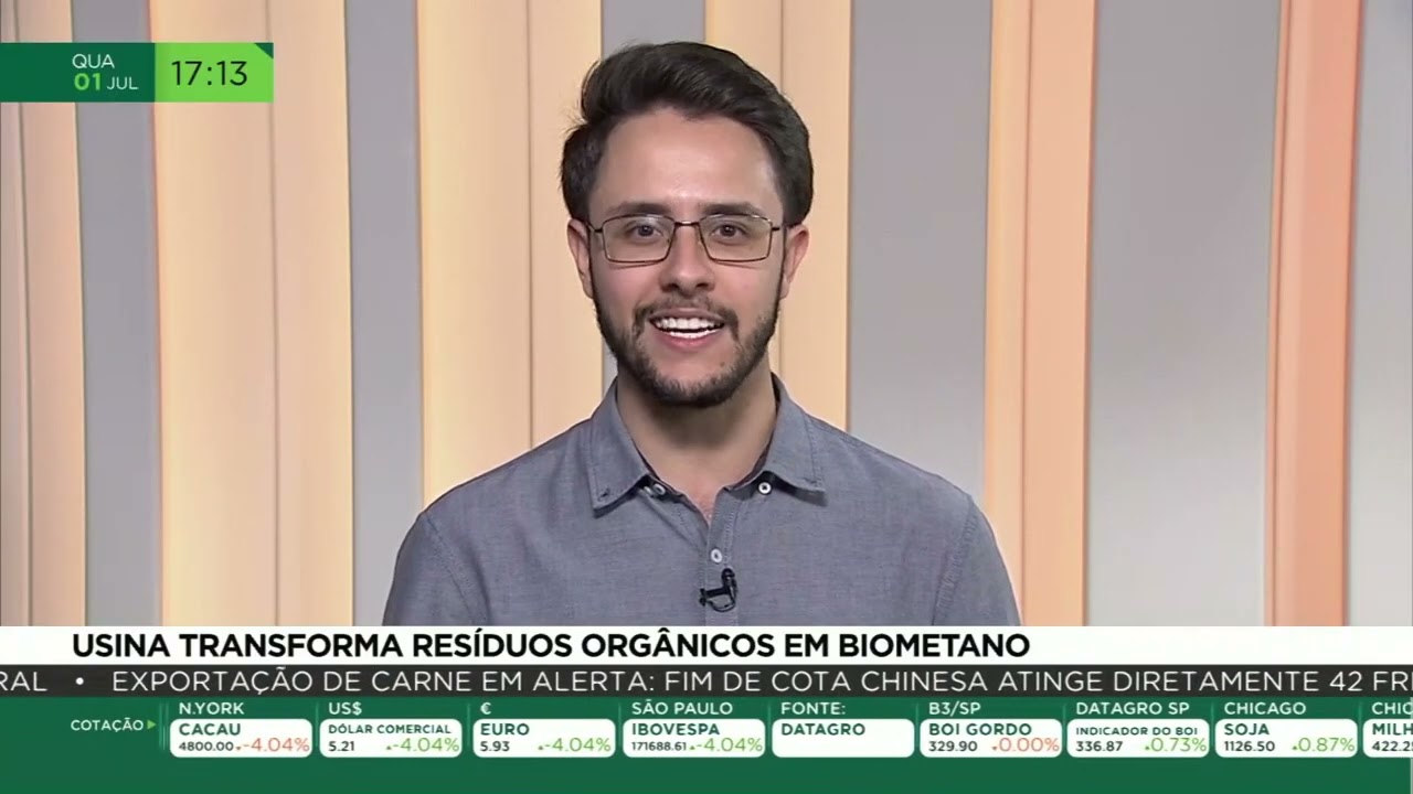 Usina transforma resíduos orgânicos em biometano