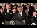 President Obama Presents the Commander-in-Chief Trophy