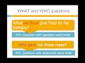 Lesson 14 - Reported Speech (Wh- Questions) - Grammar