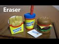 Kutsuwa - Eraser making kit #3 - Hamburger (Inedible / can't eat)