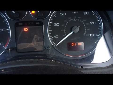 how to reset service on peugeot 307