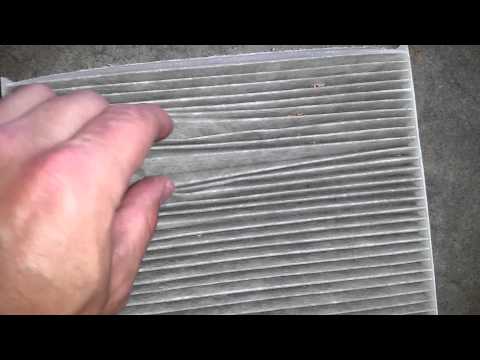 2014 Kia Sportage A/C Cabin Air Filter Element @ 15,000 Miles – Cleaning & Replacing