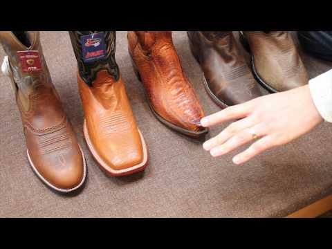 how to fit square toe boots