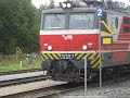 Finnish Express train and InterCity train on Lapinlahti st.