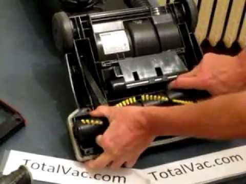 how to change belt on hoover uh70210