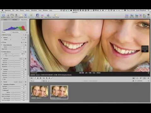 how to whiten teeth in aperture