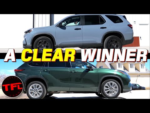 the winner is obvious 2023 toyota highlander vs 2023 honda pilot  awd torture test off road