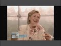 Clinton on Ellen discussing
