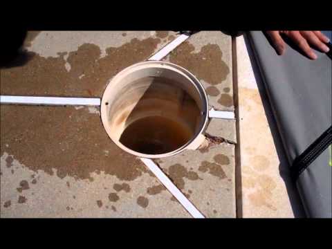 how to unclog pool lines