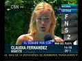 Claudia Fernandez la pasa bomba en MDP.