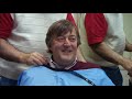 An excerpt from Stephen Fry in America, Episode 2: The Deep South. I thought this was really cool because I live in London, KY, and I get my hair cut at the same barber. Awesome.