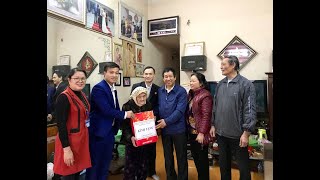 Lãnh đạo thành phố chúc Tết người có công tại phường Nam Khê, Quang Trung