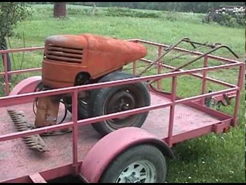 david bradley tractor - My 'new' David Bradley 917.5751 Series 191 walking tractor, home at Oakdale Farm fresh from the garage sale. This is a video to show what I have to start wit...