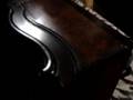 Arte antica.Lucidatura cassetto gommalacca e spirito