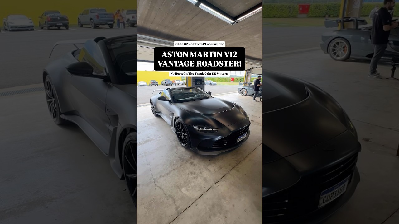 Aston Martin VANTAGE V12 ROADSTER no BRASIL!